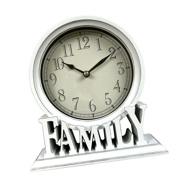 Desk Clock Retro Tabletop Clock For Living Room Office And Study Quiet Mechanism Clocks