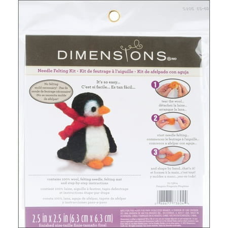 UPC: 0088677738044 | Feltworks Little Felted Characters  Penguin