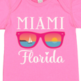 thumbnail image 4 of Inktastic Miami Florida Vacation Beach Trip Girls Baby Bodysuit, 4 of 5