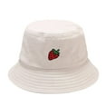 thumbnail image 2 of Chapeau de Pêcheur Unisexe Adulte Femme Homme Imprimé Fraise Protection Solaire Extérieur, 2 of 2