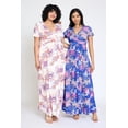 thumbnail image 3 of Surplice Banded Waist Maxi Dress | 3 Colors | S-3X, 3 of 22