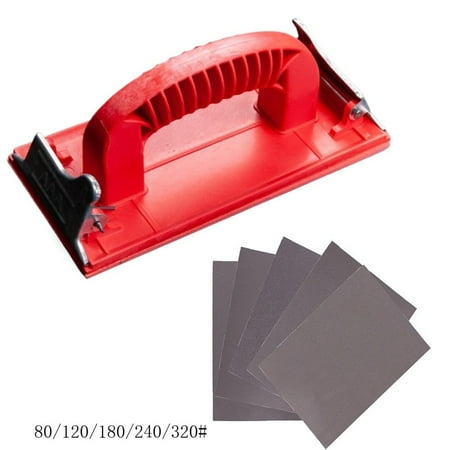 

6PCS Sandpaper Holder Grinding Polish Tool Woodworking Abrasive Wall Sand Board