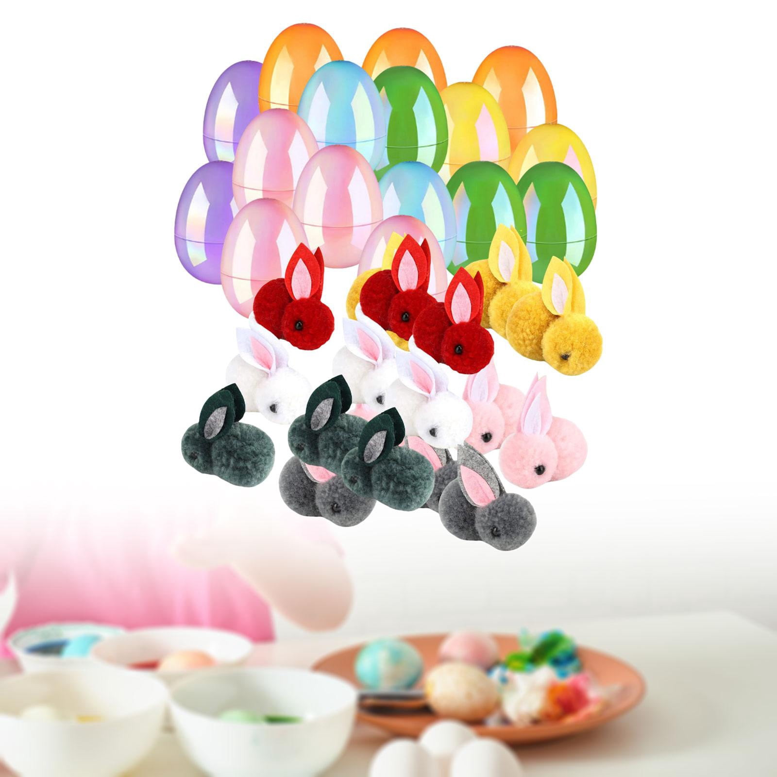 balikha Colorful Easter Eggs Easter Basket Fillers Inside Toys Party Favors, Easter Eggs, Easter Basket Stuffers for Adults Kids , 16 Eggs