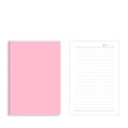 thumbnail image 4 of Bulk 1 Pack A5 Softcover Notebooks Lined Journal for Business Notes School Homework Diary and Daily Writing Random Colors, Light Pink, 4 of 10