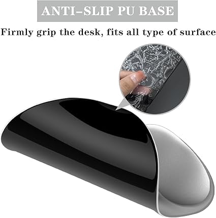PIKACHY Ergonomic Wrist Rest Mouse Pad Silicone Gel Support Office Computer Pad