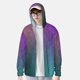 thumbnail image 2 of Balery vintage dark paint Sudadera ligera de manga larga con capucha y protección solar UPF 50+ para hombre y mujer, ideal para pesca y running-Medium, 2 of 7
