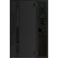 thumbnail image 5 of Front Exterior Prehung Steel Door / Ronex 1033 Teak / Side Exterior Window Sidelite / Entry Metal Modern Painted W36+12" x H80" Left hand Inswing, 5 of 5