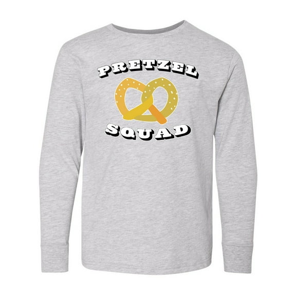 Inktastic Oktoberfest Pretzel Squad Long Sleeve Youth T-Shirt