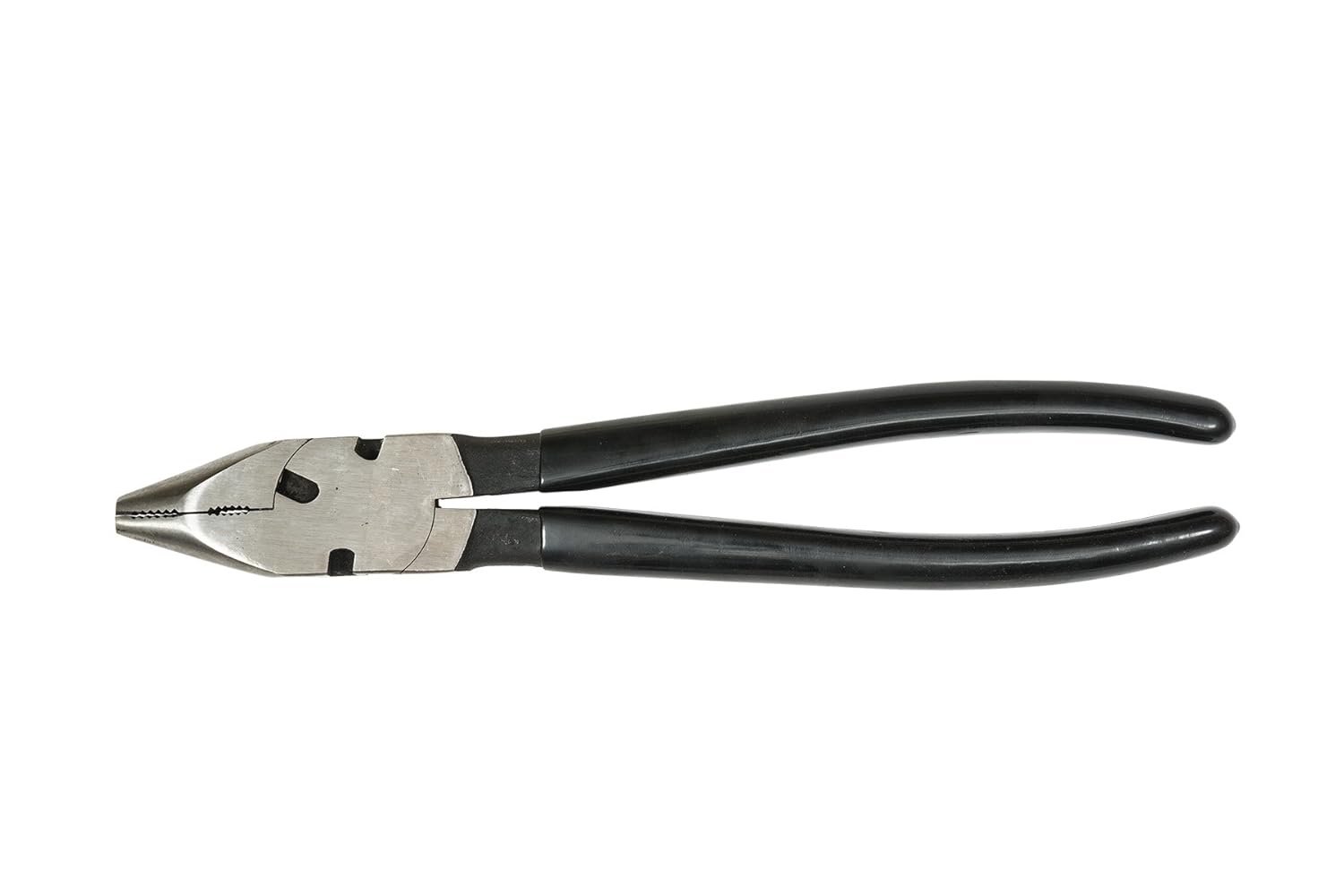 Seymour Midwest 41021 10 in. Round Nose Head Fence Pliers, Forged Steel Handles