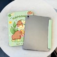 thumbnail image 2 of Tuohive For iPad Case Cartoon Capibara iPad Case For iPad gen9 gen8 gen7 10.2 Air4 Air5 10.9 Pro11 2020/2021 Anti drop Pen Holder iPad Case, 2 of 7