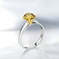 thumbnail image 4 of Gem Stone King 1.25 Ct 7mm Round Champagne Quartz 925 Silver and 10K Yellow Gold Ring Ring (Size 5), 4 of 4
