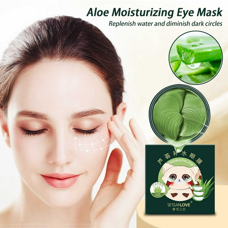 HSMQHJWE No 7 Products Aloe Eye Pads Hyaluronic Maintain ModerateImprove  Tension And Elasticity Infallible Concealer Dark Circles Eye 