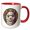 Red/White, variant on 3drose, Cute Illustration of an Alpaca, 15oz Mug