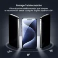 thumbnail image 4 of 2 Micas Privacidad Cristal Templado Para iPhone + Instalador, 4 of 8