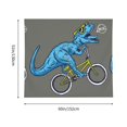 thumbnail image 5 of Bingfone Polyester Fabric Tapestry Fun Riding Dinosaur Wall Hanging Tapestry,Daily Decorative Tapestry For Bedroom Living Room Dorm 60l X 51w Inches, 5 of 9