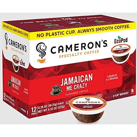 Camerons Coffee Single Serve Pods, Jamaican Me Crazy, 12 Count (Pack Of 1)