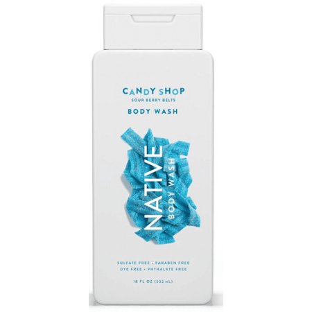 Native Limited Edition Sour Berry Belts Body Wash - 18 fl oz Phthalate free sulfate free dye free