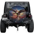 thumbnail image 3 of Lotusprinthandmade Beautiful Dragonfly Spare Tire Cover Without Backup Camera Hole 6 Sizes, 3 of 7