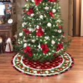 thumbnail image 4 of 90/120cm Christmas Tree Skirts Plush Mat Christmas Decor for Home 2024 Tree Surround Base Mat Xmas Ornament New Year Gift 2025, 4 of 5