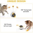 thumbnail image 2 of Divertido juguete para gatos, juguete interactivo para gatos en interiores con pelotas y palo de juego, juguete para gatos giratorio de 360° para mascotas, 2 of 5