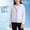 White, variant on Abtuhar Boys and Girls Fall Winter Hooded Casual Outerwear and Jackets Upf50 Plus Solid Breathable Outdoor Zip‑up Sun‑protection Coat for 1‑15 Years