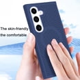 thumbnail image 2 of for Samsung Galaxy S25+ Plus (Not S25) Cooling Case with Magnetic Ring, Hard PC Slim Cellular Hole Heat Dissipation Mesh Breathable Hollow Honeycomb Case for Samsung Galaxy S25 Plus SR-Blue, 2 of 16