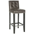 thumbnail image 3 of SAFAVIEH Thompson Bar Stool Antique Brown, 3 of 7