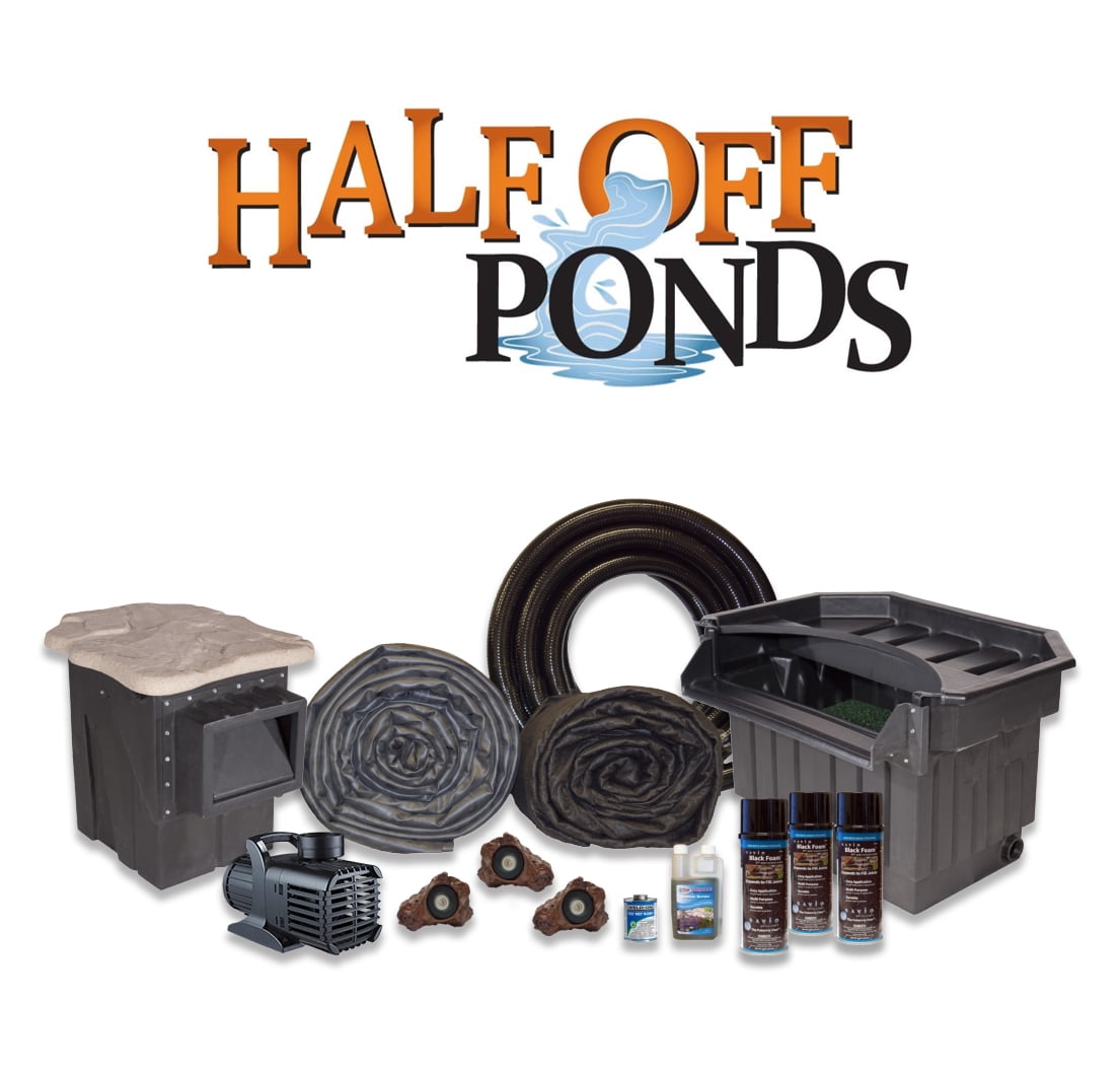 Half Off Ponds MP18-30' x 35' Mega PondBuilder EPDM Pond Kit 