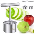 thumbnail image 2 of Juego de 2 descorazonadores de frutas de acero inoxidable para manzanas, juego de descorazonador y deshuesador fácil de usar con 2 tamaños, herramienta duradera para descorazonador de perlas, separado, 2 of 11