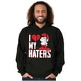 thumbnail image 5 of Funny Papa Smurf I Heart My Haters Hoodie Sweatshirt Women Men Brisco Brands S, 5 of 6