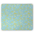 thumbnail image 1 of Spring Mouse Pad, Pastel Butterflies Flying amongst Flower Petals Summer Revival Season Kids, Rectangle Non-Slip Rubber Mousepad, Pale Blue Mustard, by Ambesonne, 1 of 2