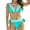 Mint Green, variant on Aayomet Plus Size Swimsuit For Women Women's Swimsuit Two Piece Bikini Lace Pure Color Swimsuit,Blue S