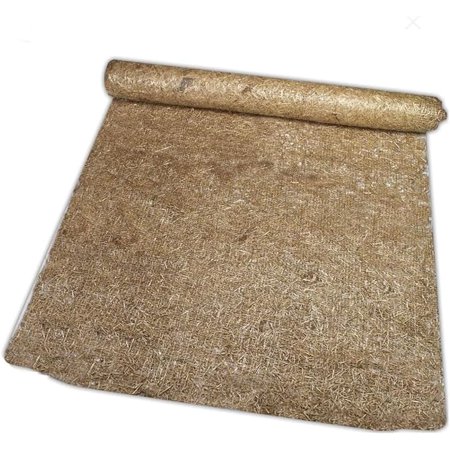 Erosion Control Blanket - Straw Garden and Landscape Cover, Erosion Control Blanket, Straw Blanket, Erosion Control, Mulch, Slope Stabilizer, and Seed Protector (3' x 112.5')