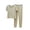 Beige, variant on Bixock Women Pajamas Set Loungewear Sleepwear 2 Piece Pjs Short Sleeve Crew Neck Top Elastic Waist Jogger Pant Loose Stretch Light Summer Casual Indoor Women Clothings