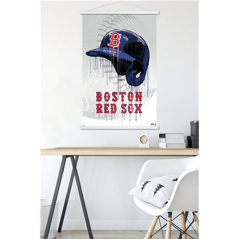 MLB Boston Red Sox - Drip Helmet 20 Wall Poster, 14.725 x 22.375 