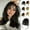 #1B Brown Black, variant on Ustar Clip in Bangs - 100% Human Hair Bangs Clip in Hair Extensions, Medium Brown Color #4 Clip on Bangs Wispy Bangs Fringe with Temples Hairpieces for Women Curved Bangs for Daily Wear