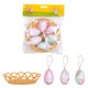 thumbnail image 1 of Decoraciones de Pascua Interior Easter Eggs Hangings Woven Baskets Easter Eggs Easter Decorations Scene Layout Decoración del hogar, 1 of 3