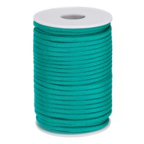 Uxcell Paracord Rope 330lb, 4mm 7 Strands Lanyard Spool Cord for Tent Camping, Hammock, Hiking, Fishing, Lake Blue,98ft