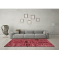 thumbnail image 3 of Ahgly Company Indoor Rectangle Patchwork Brown Transitional Area Rugs, 7' x 10', 3 of 4