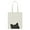 Black Bombay Kitten Cat, variant on WIRESTER 14.17 x 12.2 inches Cotton Tote Bag Reusable Grocery Shopping Cloth Bags - Red Pembroke Welsh Corgi Dog