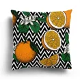 thumbnail image 3 of Funda de almohada de lujo con dibujos de limón para decoración del hogar, para exteriores, para coche, sala de estar, verano, 3 of 5