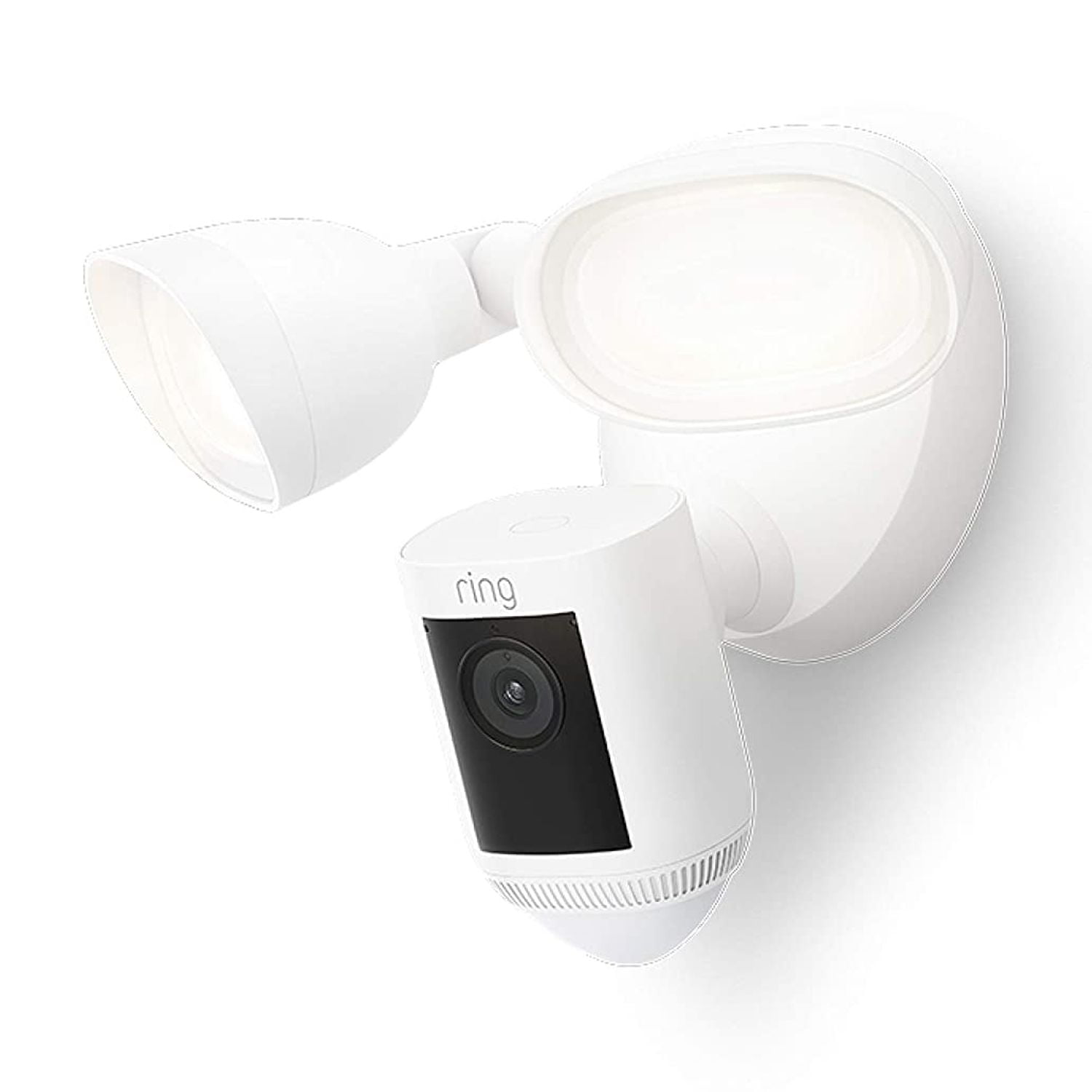 Floodlight Cam Wired Pro, Home or business security, Retinal 2K Video, Color Night Vision and Two-Way Talk with Audio+, White