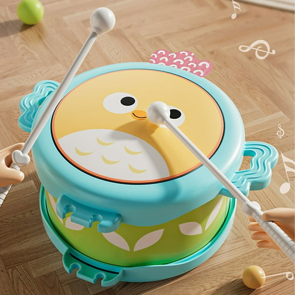 Kids Toys under $5! CQCYD Drums for Kids, Toddler Baby Toy Drum with 2 Drumsticks Rhythm Percussion Musical Instruments for Children, Boys, Girls,Birthday Gift
