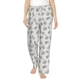 thumbnail image 2 of Goofa Hand Drawn Squirrel Printed Soft Pajama Pants for Women, Wide Leg Comfy Casual Lounge Yoga Pants-Large, 2 of 9
