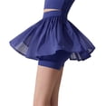 thumbnail image 3 of oelaio Womens Tennis Skirt Pleated Athletic Skirts with Shorts High Waisted Golf Skorts for Workout Pickleball Ballet Dance Blue XL, 3 of 7