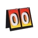 thumbnail image 3 of Marcador de mesa Scorekeeper voltea hasta 99 puntos Tablero de puntuación para competencia, Rojo, 3 of 9