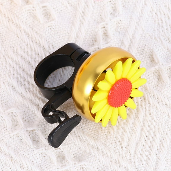 WHAMVOX  2 Pcs Bell for Bike Handlebar Sunflower Wide Application Miss