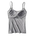 thumbnail image 3 of Women Cotton Camisole With Shelf Bra Adjustable Spaghetti Strap Tank Top Cami Tanks, 3 of 5