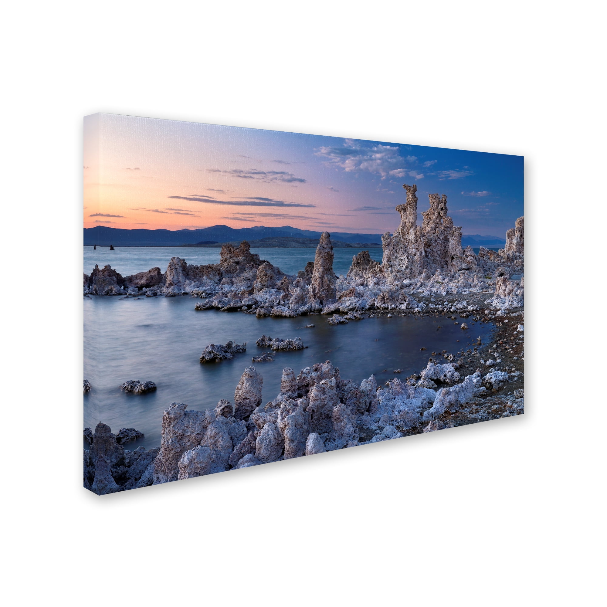Trademark Fine Art 'Mono Lake South Tufa Dusk' Canvas Art by Mike Jones Photo
