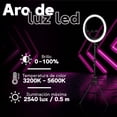 thumbnail image 2 of Neewer Rp18h Anillo De Luz Led 19 3 Soportes Para Teléfono, 2 of 6